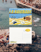 Carte postale - La baignade