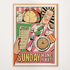 affiche brunch et gueule de bois