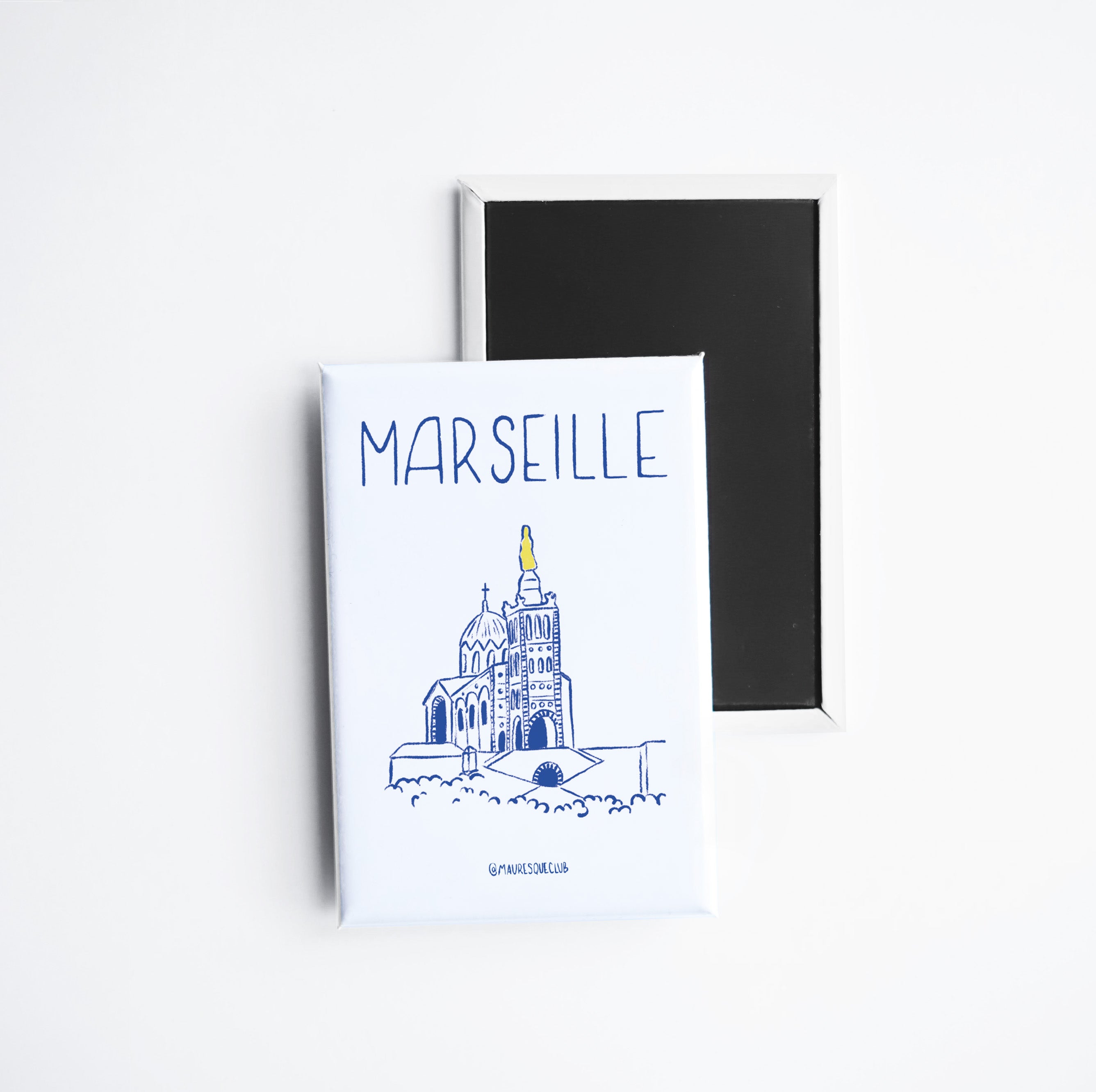 Magnet illustré souvenir Marseille – mauresque