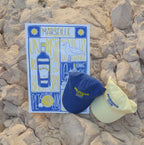 pack à offrir de casquette et un poster illustré édition spéciale marseille u mauresque club