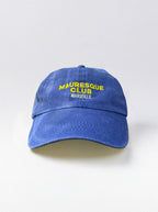 casquette bleu et jaune marseille brodé dans le sud de la france 