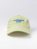casquette jaune pastel mauresque marseille brodée dans le sud de la france 