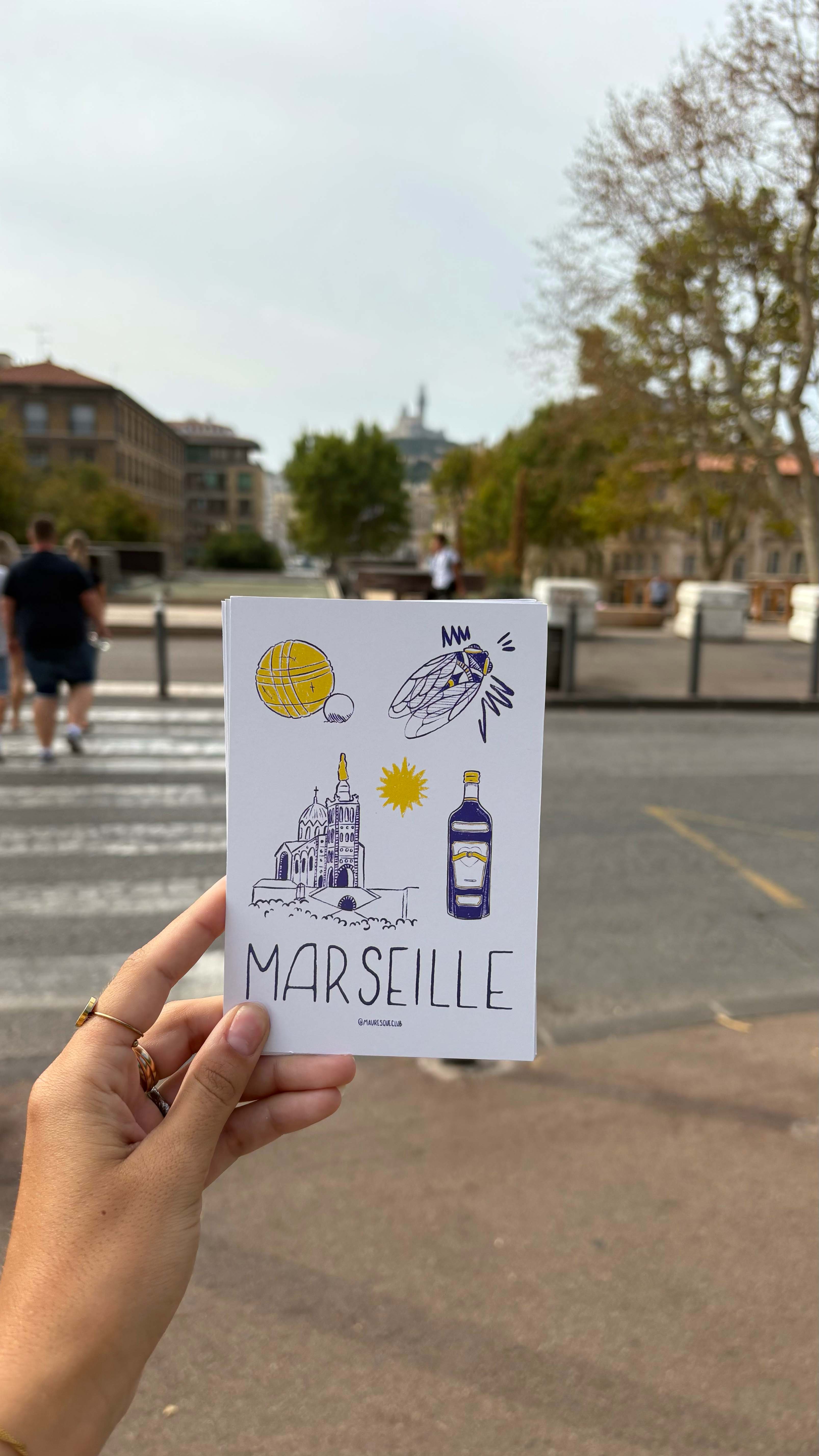 Carte postale - Marseille pack
