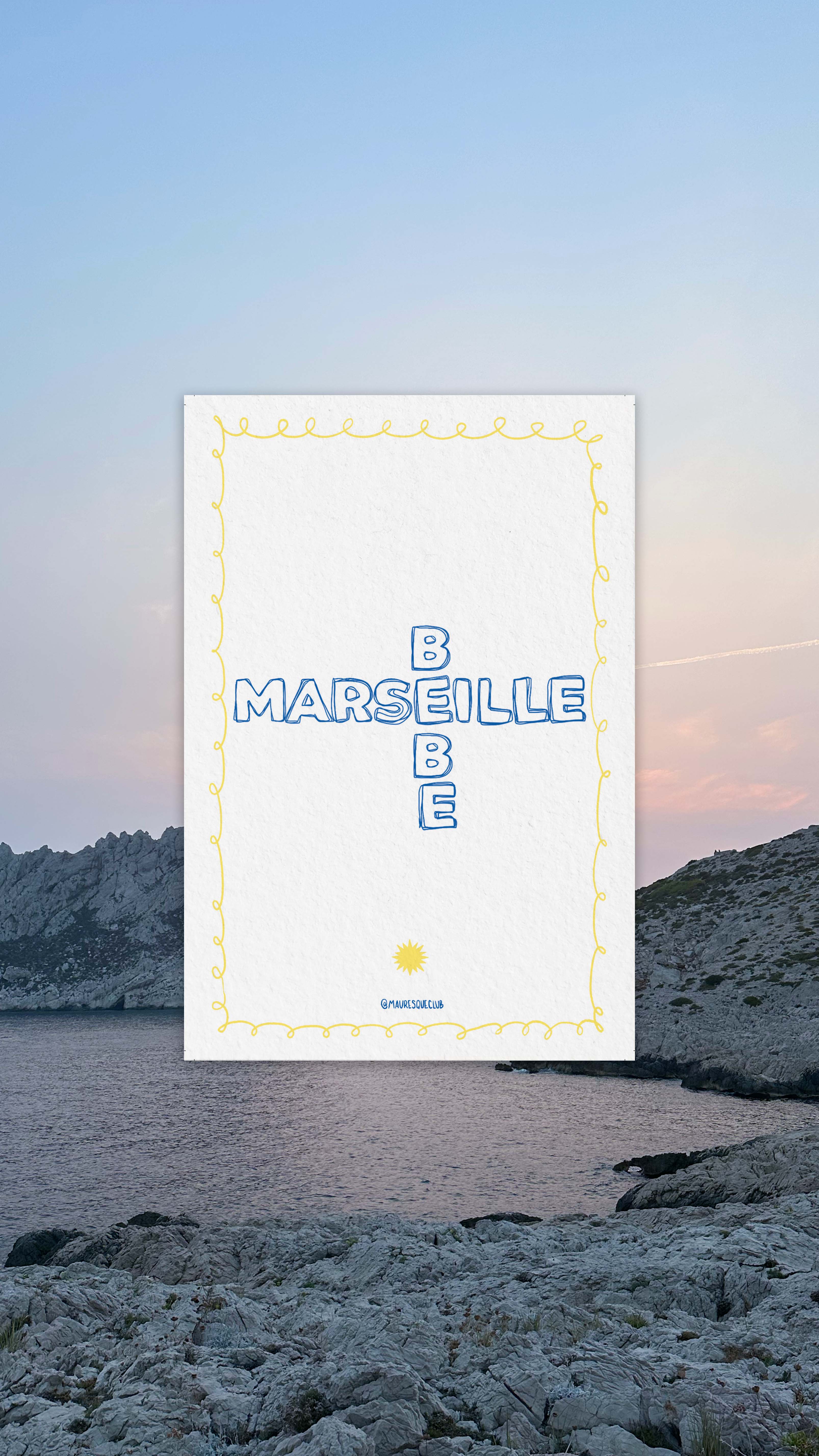 Carte postale - Marseille Bébé