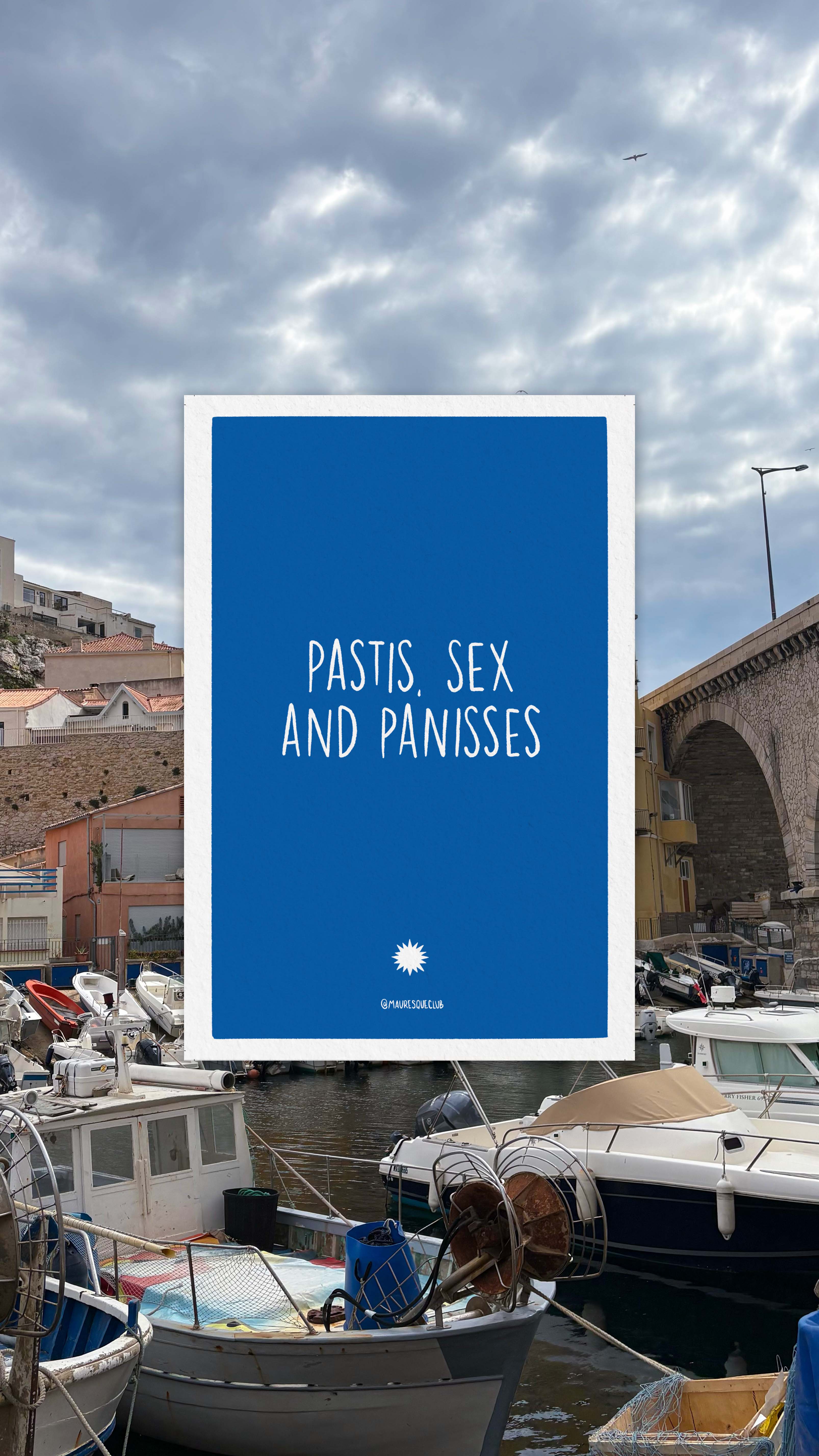 Carte postale - Pastis sex & panisses