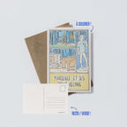 Carte postale à colorier - Marseille et ses recoins