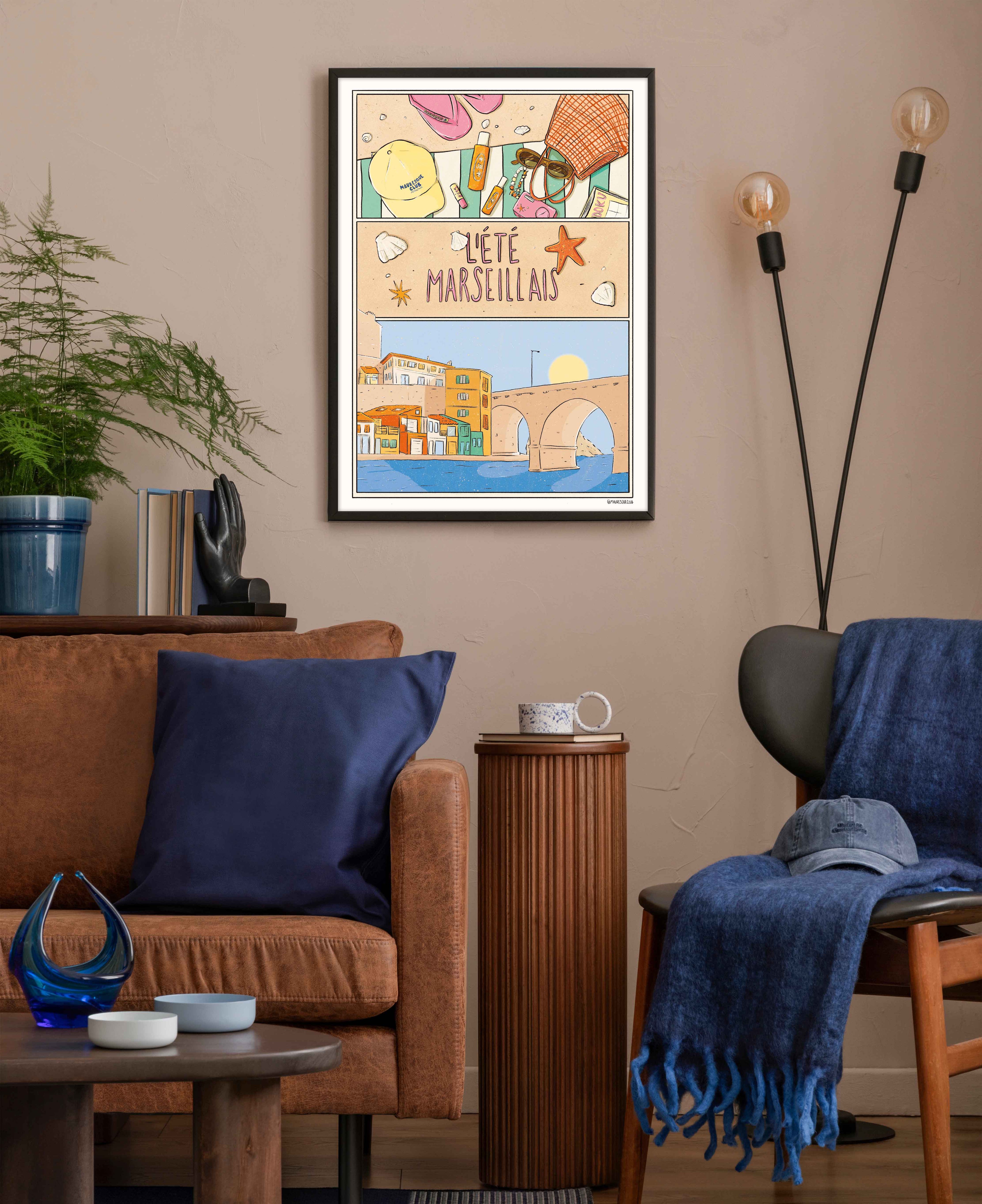 affiche marseille été 